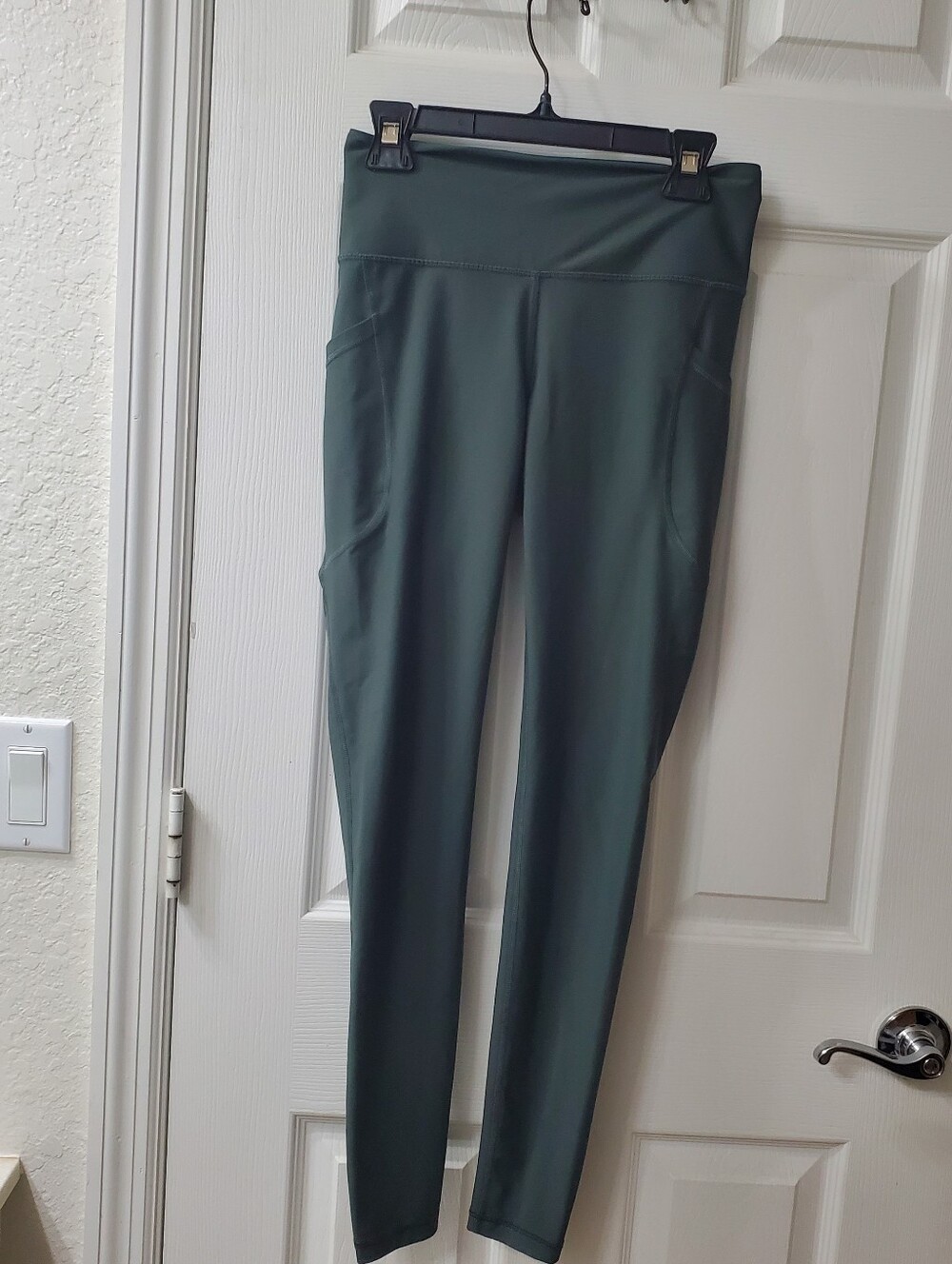 Old Navy Deep Green High-Rise Active Leggings